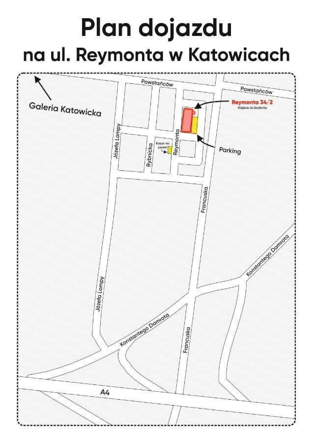 Kairos Apartments - City - Darmowy Parking, Scisle Centrum Kattowitz Exterior foto